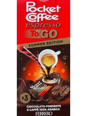 Ferrero Pocket Coffee Espresso To GO, Summer Edition x3