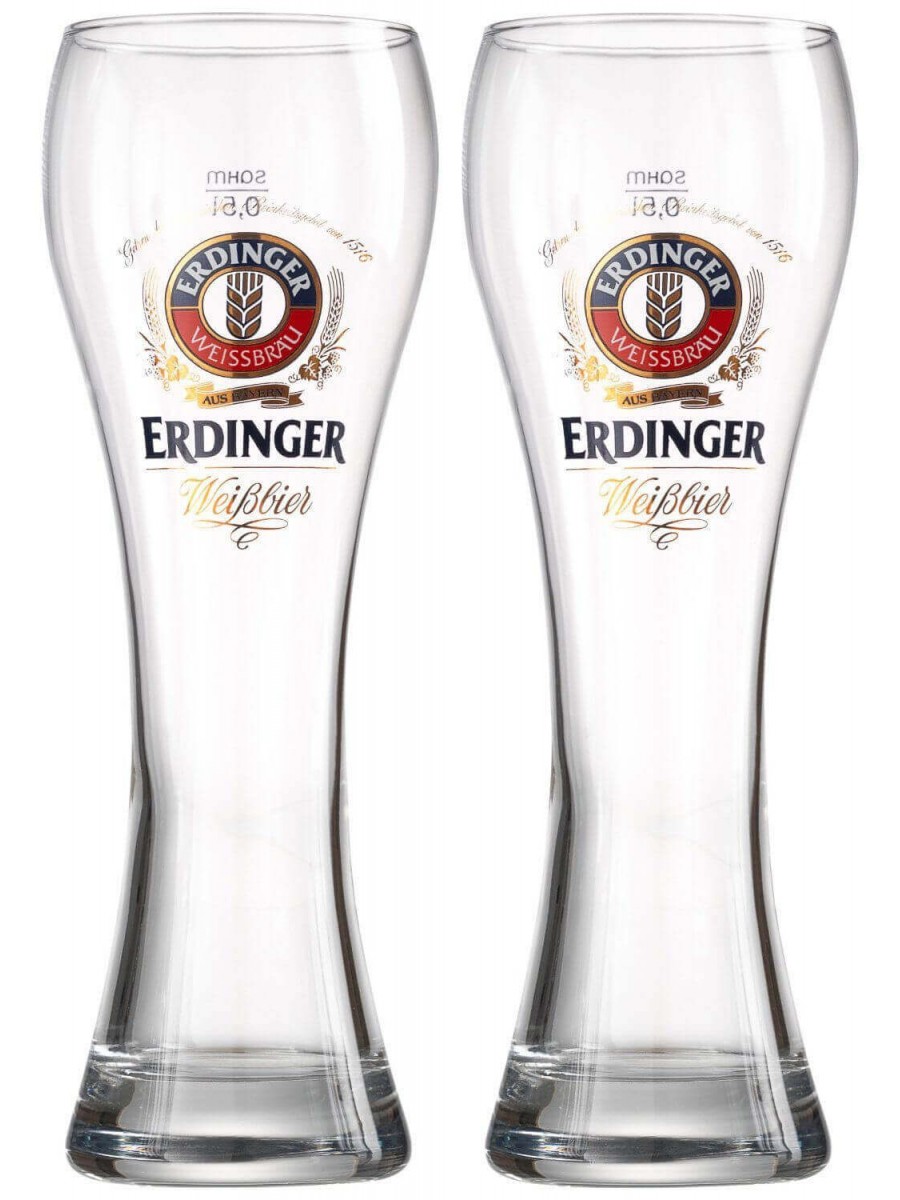 Erdinger Pint Beer Glasses (set of 2) 500ml