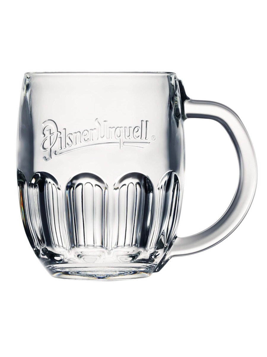 Pilsner Urquell Half Pint Handled Beer Glasses 330ml 0.3L (set of 6)